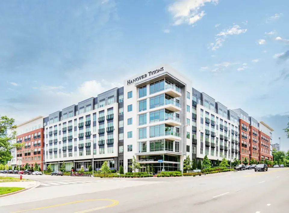 Hanover Tysons is being rebranded as The Jones at Tysons by new owner Mesirow (courtesy Berkadia)