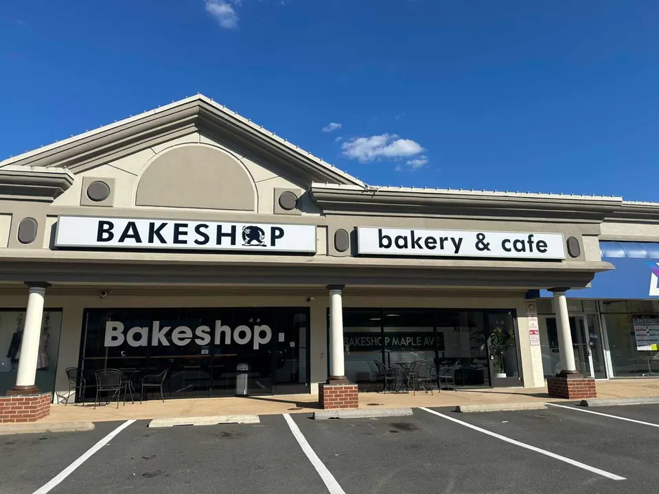 Storefront for Bakeshop bakery and cafe in Vienna (staff photo by Angela Woolsey)