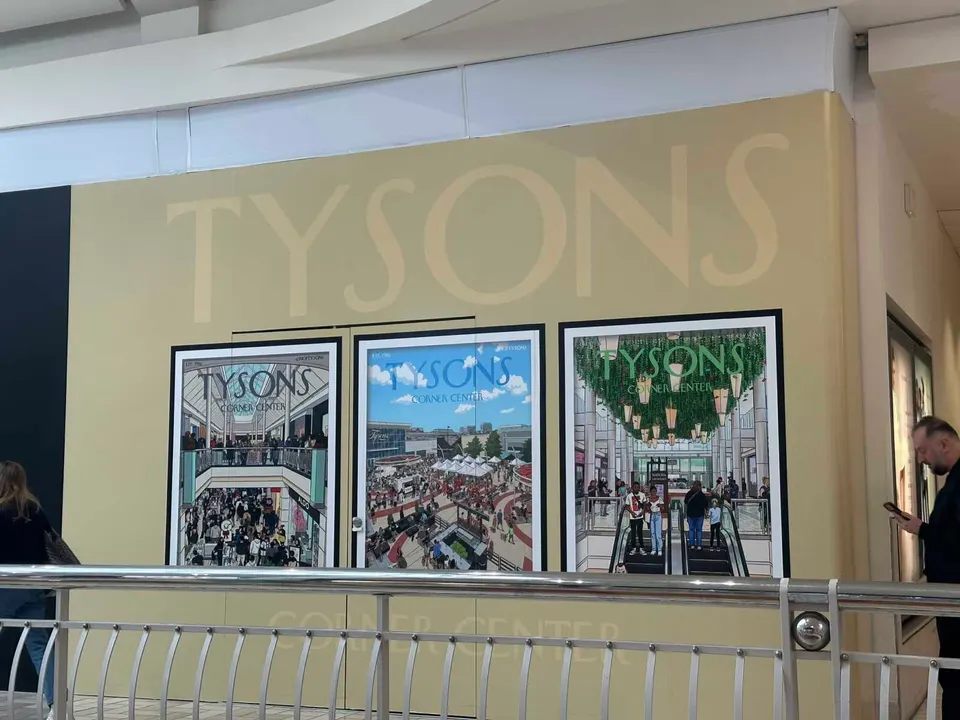 Future Neuhaus location near Nordstrom in Tysons Corner Center (staff photo by Angela Woolsey)