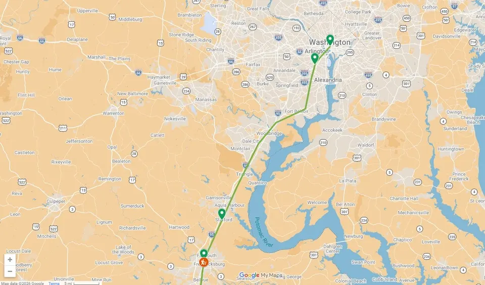 The Monks’ Walk for Peace has reached Stafford, Virginia, and will pass through Fairfax, Alexandria and Arlington en route to its destination in D.C. (via Dhammacetiya)