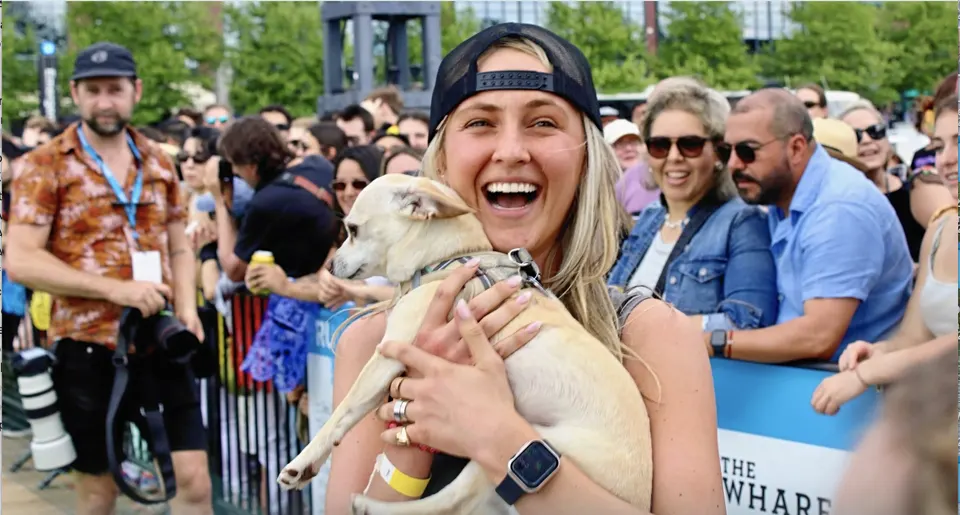 Don't miss the Annual Running of the Chihuahuas this Saturday at the Wharf DC! Courtesy Wharf DC.