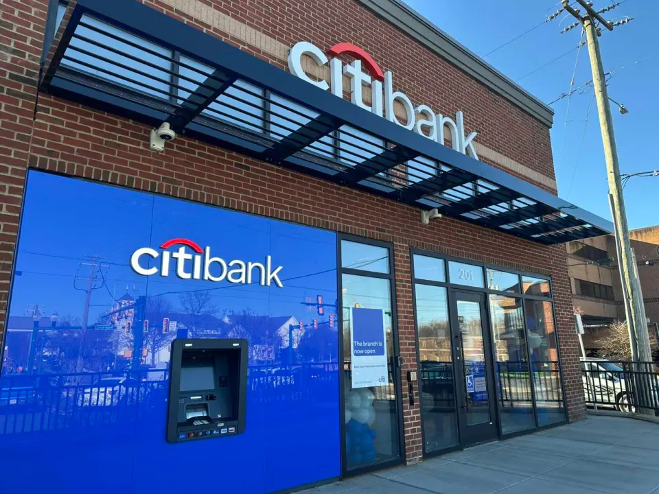 Citibank in Vienna (staff photo by Angela Woolsey)