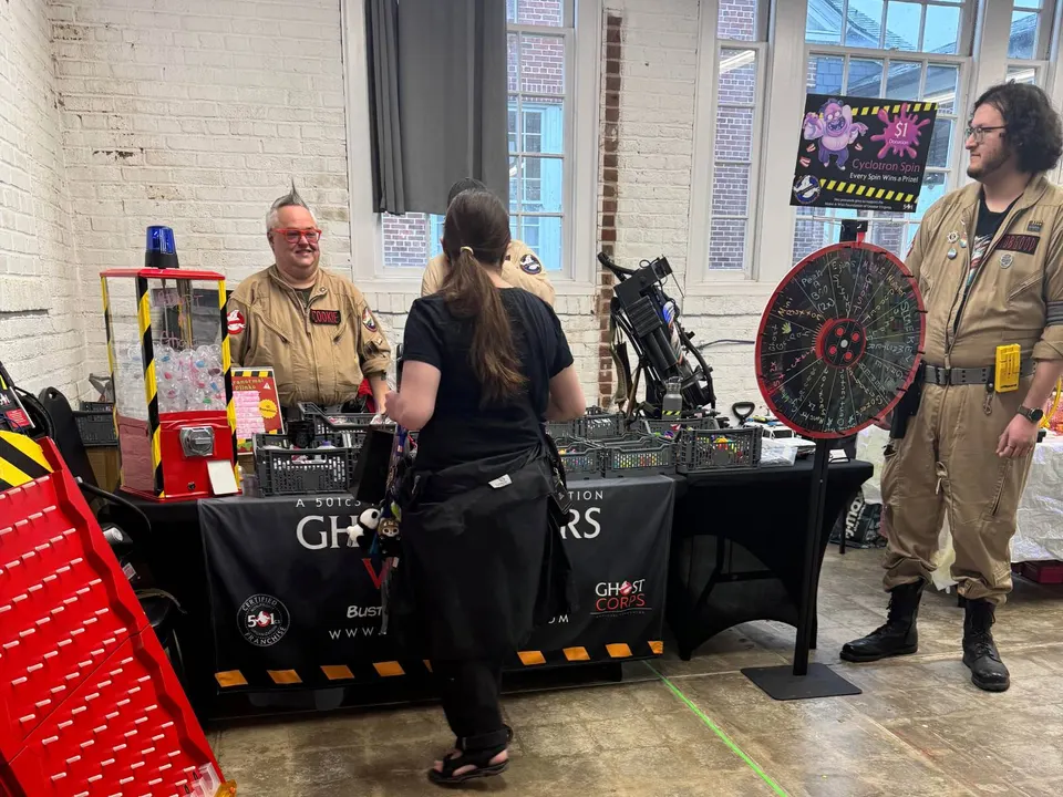 Ghostbusters, VA, a charitable nonprofit organized by Ghostbusters fans, will be among the vendors at the inaugural ComicWorx (courtesy of Workhouse Arts Center)