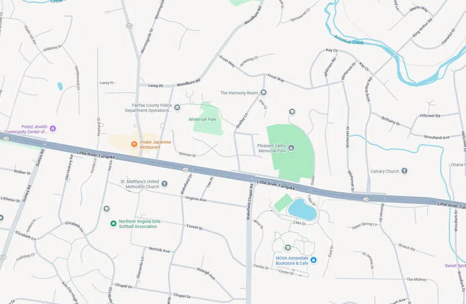 map of annandale