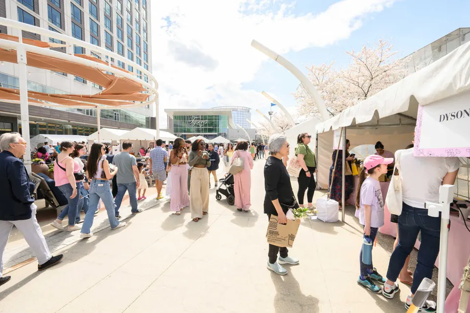 Blossom Bash at Tysons Corner Center in 2025 (courtesy of Tysons Corner Center)