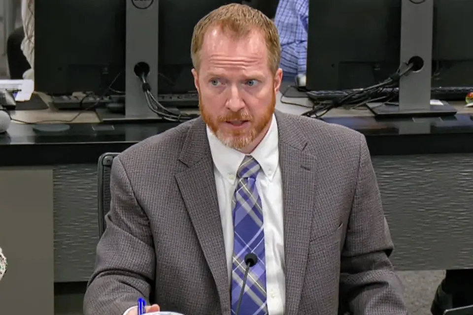 Department of Management and Budget director Philip Hagen (screenshot via Fairfax County)
