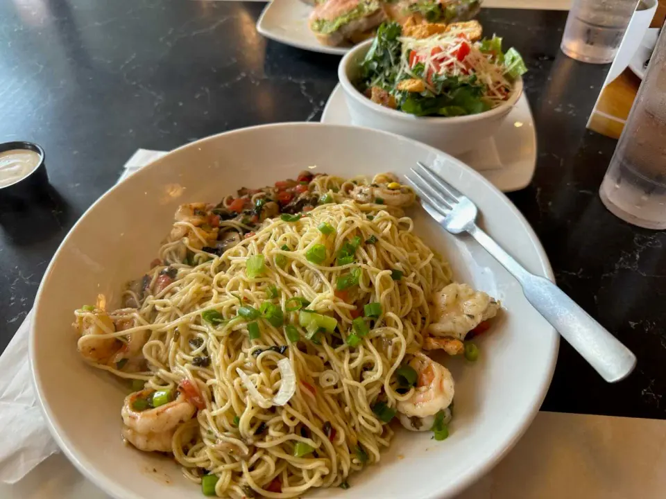 A meal at Silver Diner in Tysons (staff photo by Angela Woolsey)