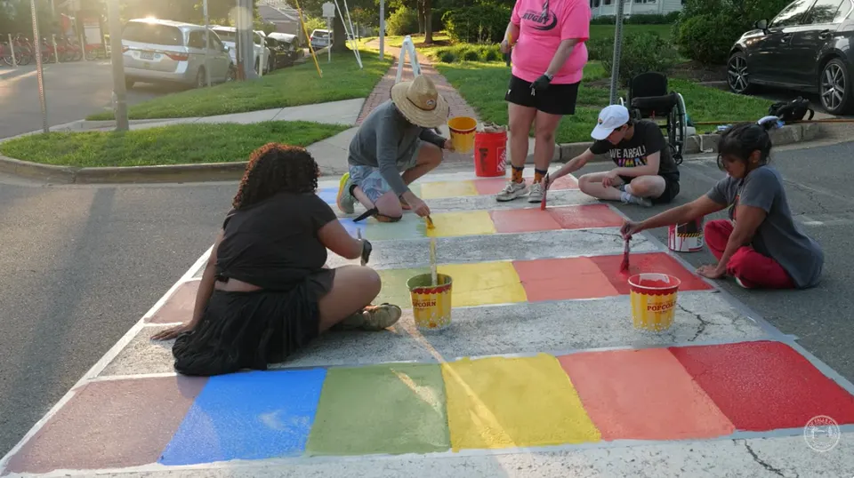 Still image from 'Pride in Our Community,' episode 6 in 'Reflections at 250' docuseries by the City of Falls Church, in honor of Pride Month.