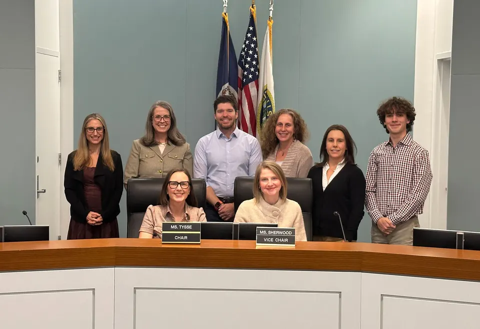 The Falls Church City School Board is delving into student cell phone policy switches, Artificial Intelligence in the schools, and several other tricky subjects. FCCPS photo.
