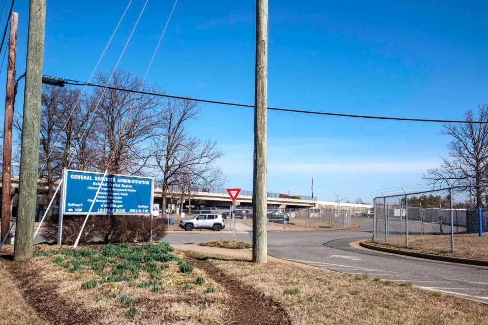 The General Services Administration Warehouse in Springfield, potential site of the FBI’s new headquarters (staff photo by Jay Westcott)