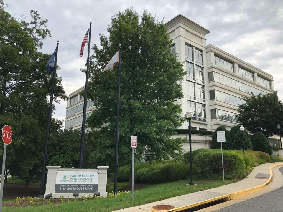 The Fairfax County Public Schools administrative center in Merrifield (file photo)