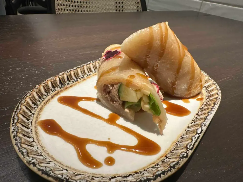 Duck rolls from Sorn Thai (staff photo by Angela Woolsey)