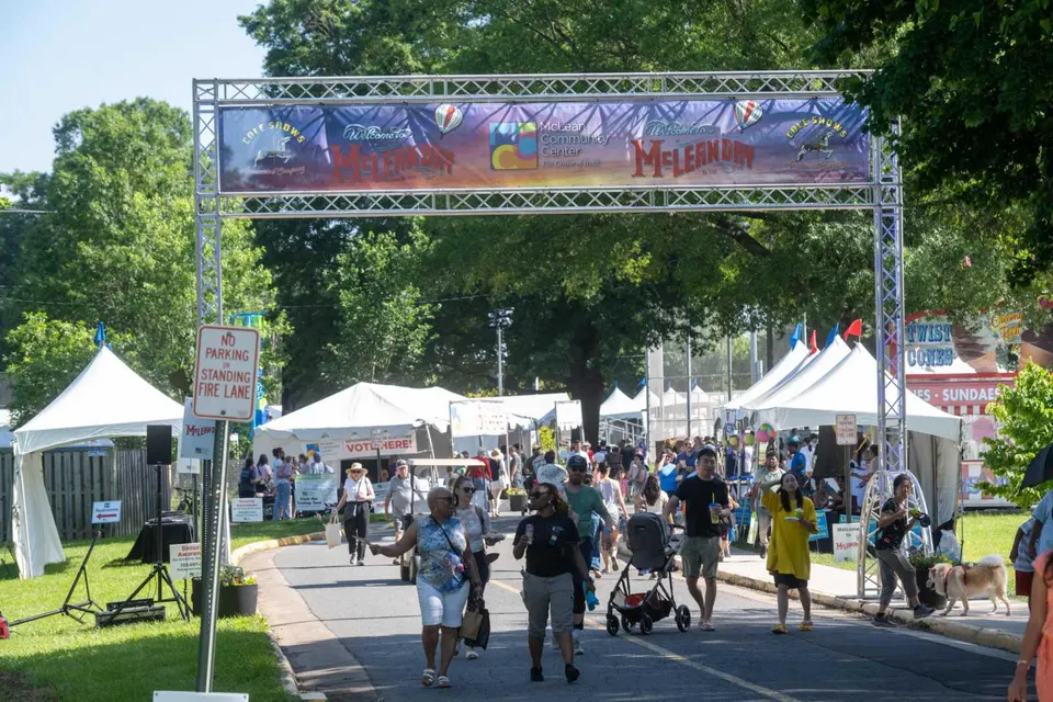 Entrance to McLean Day 2025 (courtesy McLean Community Center)