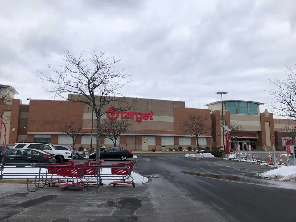 Target in Reston with snow in the parking lot (file photo)