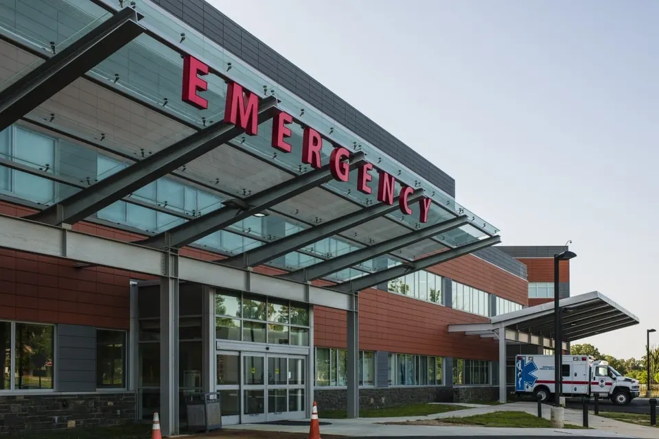 The Augusta Military Medical Center Emergency Department at Fort Belvoir (via Alexander T. Augusta Military Medical Center/Facebook)