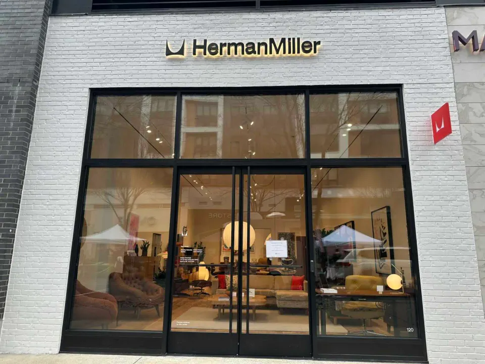 Herman Miller is now open at the Mosaic District (staff photo by Angela Woolsey)