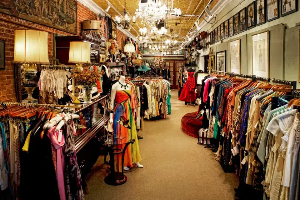 "I like to think that my love for fashion began long before I entered the world...." Courtesy New York Vintage.
