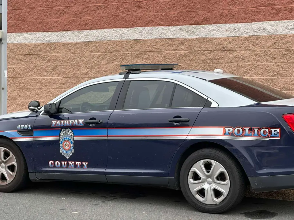 A parked Fairfax County police car (file photo)