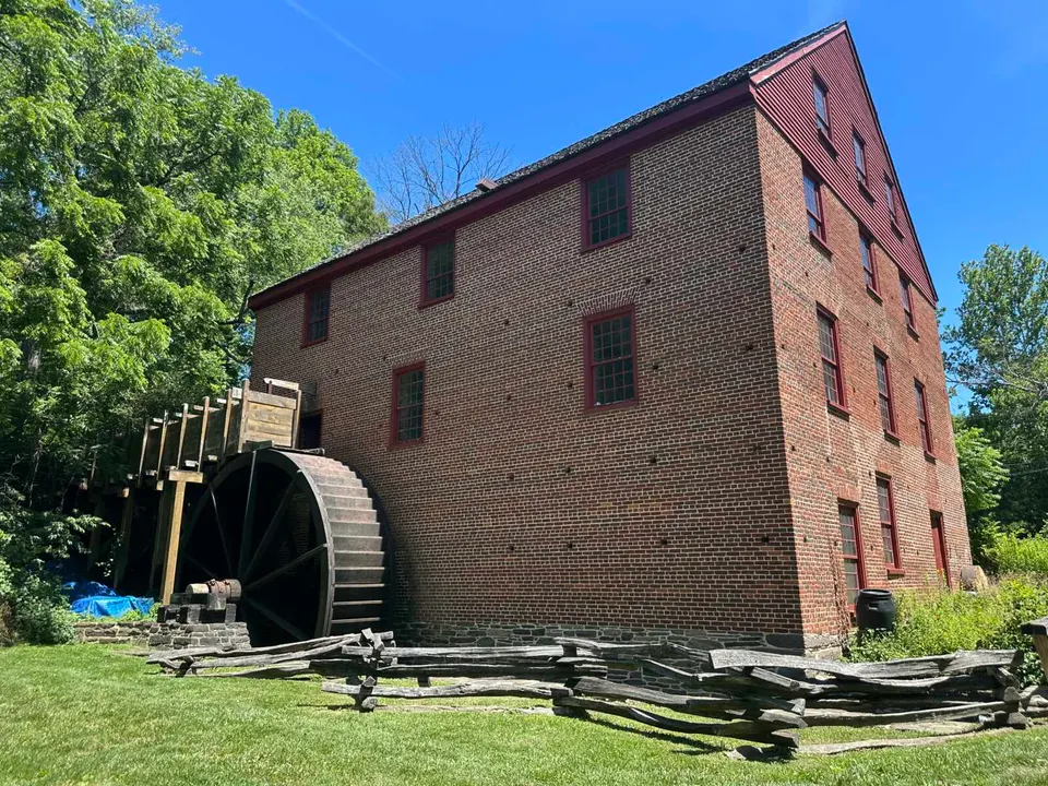 The mill building at Colvin Run Mill (staff photo by Angela Woolsey)