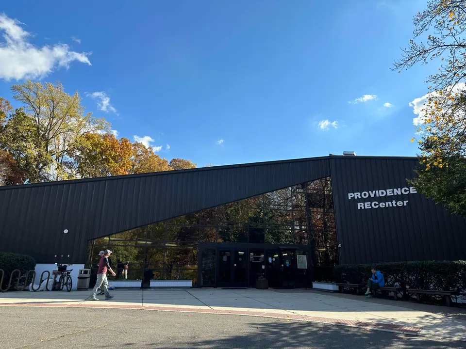 The Fairfax County Park Authority’s Providence Rec Center (staff photo by Angela Woolsey)