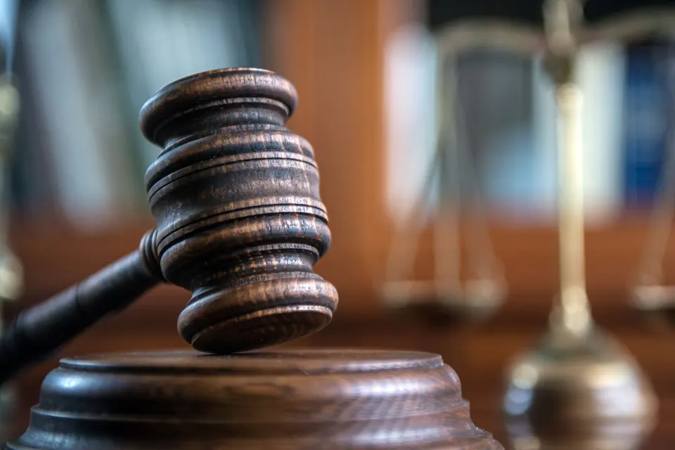 Judges gavel in court