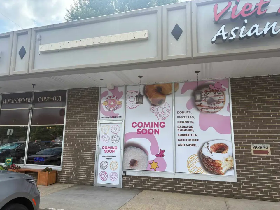 The forthcoming Texas Donuts in Vienna (staff photo by Jared Serre)