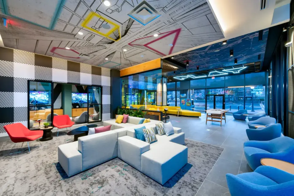 Lounge at Three Collective (3co). Courtesy 3co.