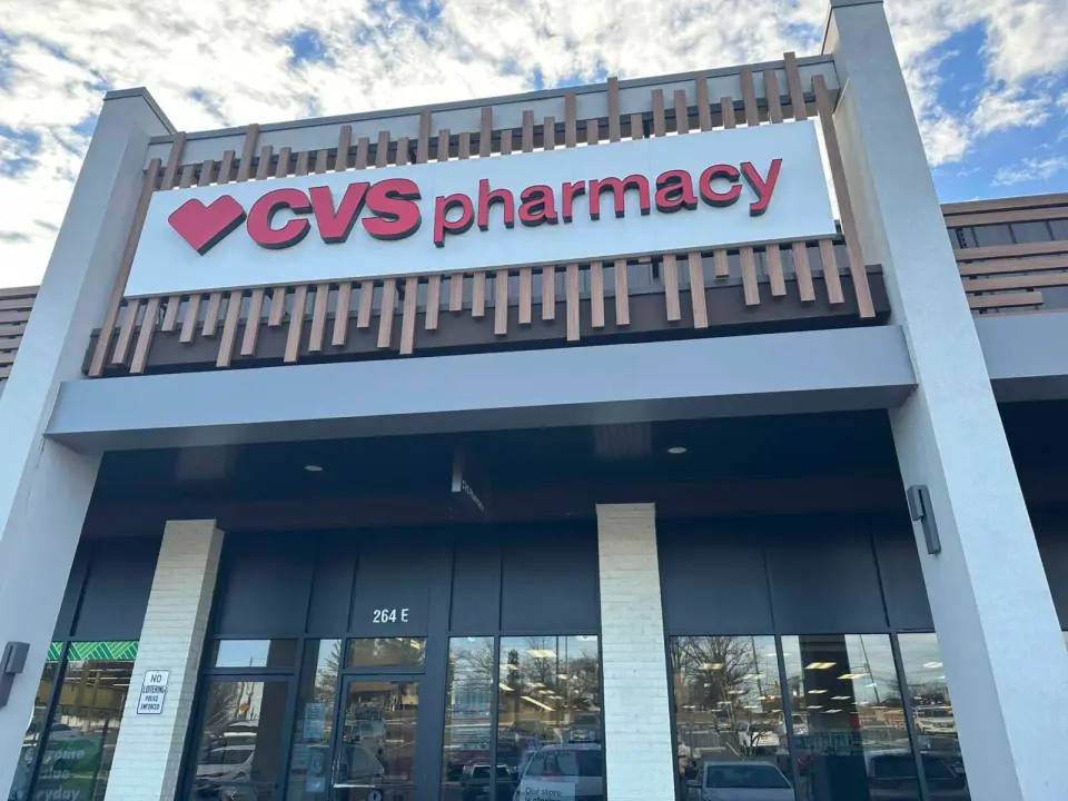 CVS Pharmacy at the Cedar Park Shopping Center in Vienna (staff photo by Angela Woolsey)