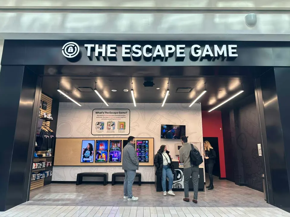 The Escape Game is open at Tysons Corner Center (staff photo by Angela Woolsey)