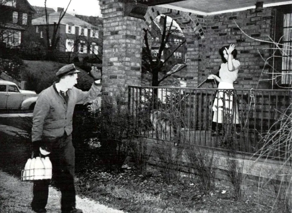 "One such helper was Mr. Bailey, our milkman. He drove a white truck the size of Texas, but cooler, and delivered to us from Meadow Gold Dairy three days each week...."...