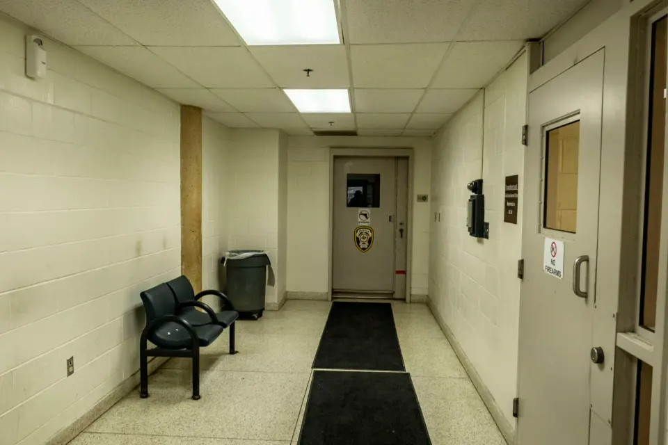 Inside the Fairfax County Adult Detention Center (staff photo by Jay Westcott)